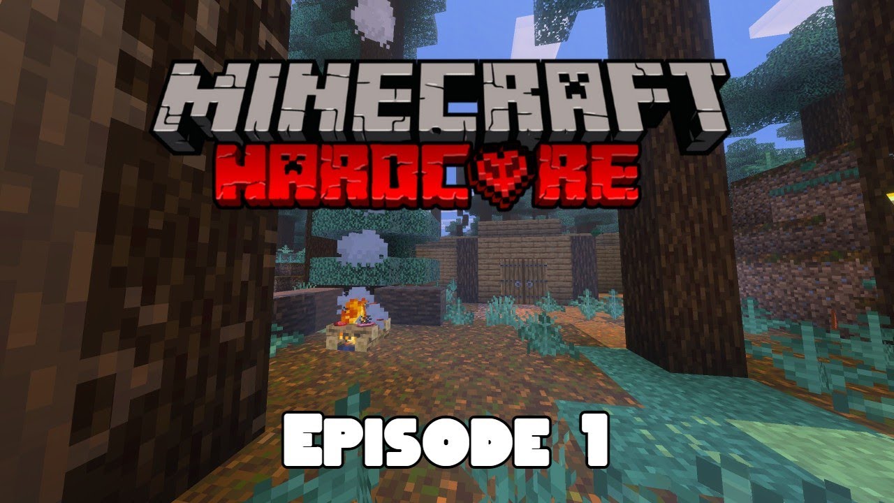 I played Hardcore Minecraft for the first time! Episode 1