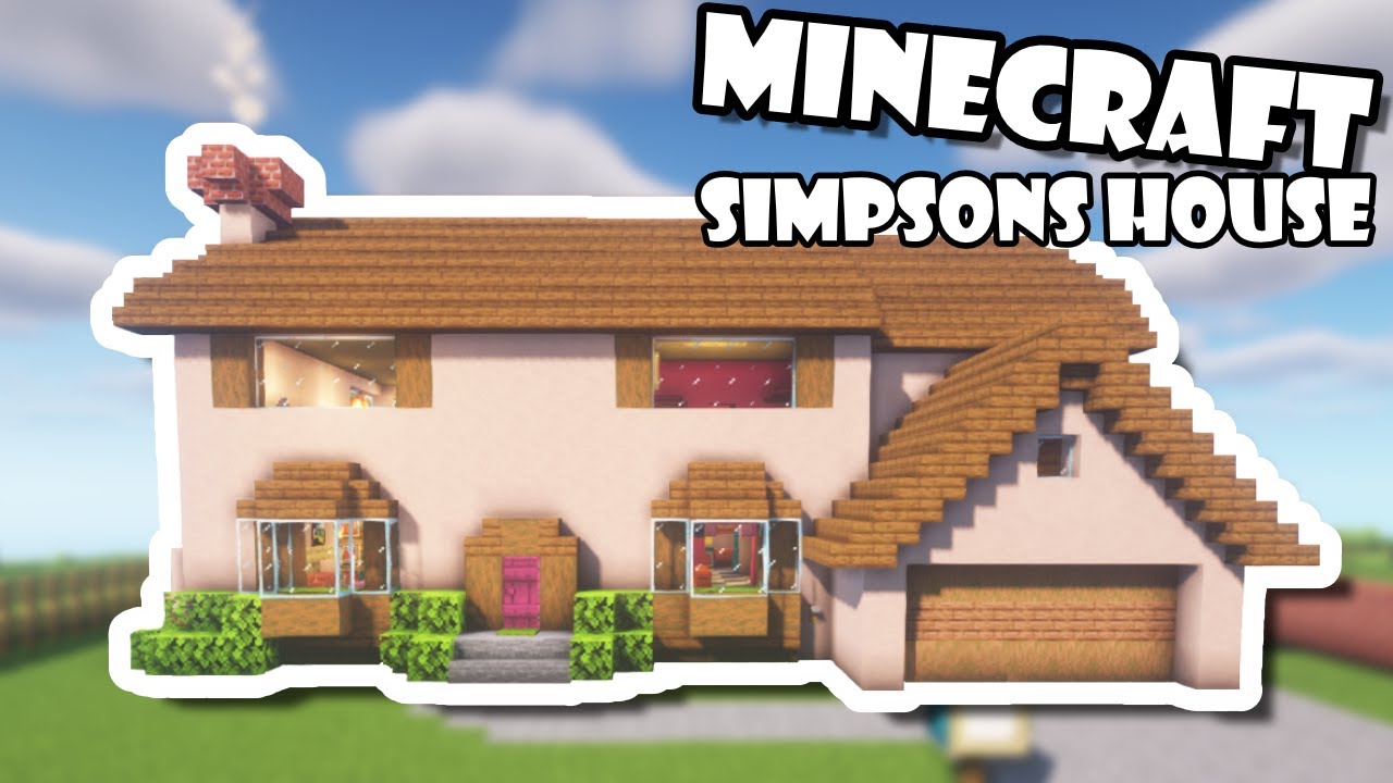 I Built The Simpsons House in Minecraft