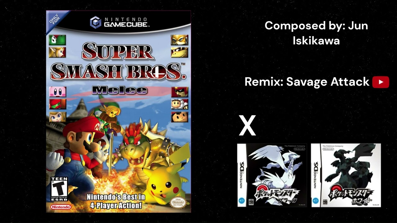 Super Smash Bros. Melee - All-Star Rest Area (Pokémon Black & White Sound Font)