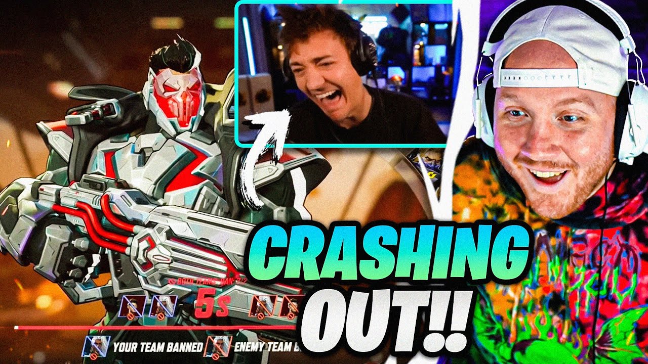 TIMTHETATMAN REACTS TO NINJA CRASHING OUT FOR 8 MINS IN MARVEL RIVALS