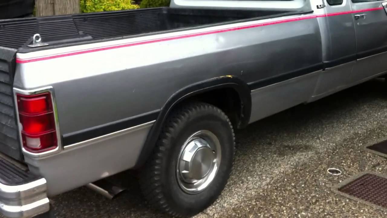 1992 Cummins Straight Pipe Before & After
