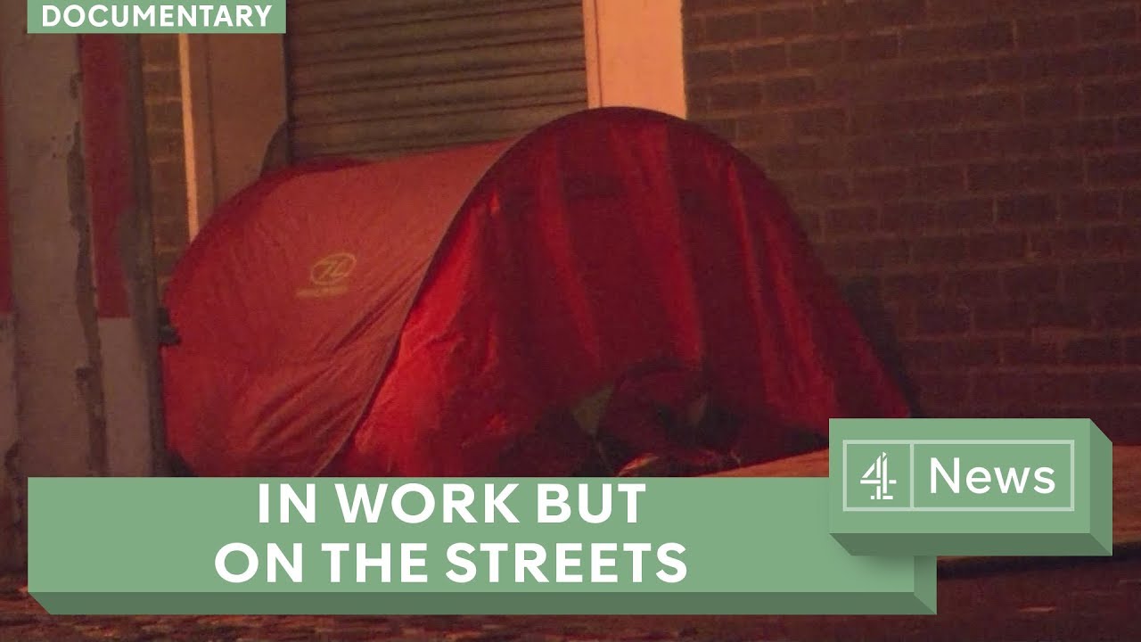 Meet the people in work but living rough on the streets