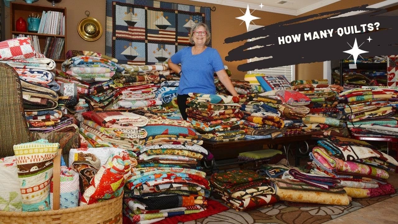 How many quilts do you think are here? Gathering of the Quilts Episode #1