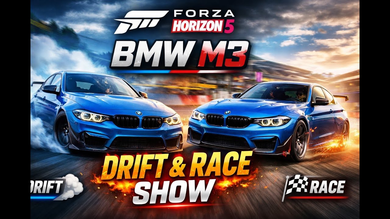BMW M3 Unleashed 🔥 | Racing + Drifting at Full Power | FORZA HORIZON 5