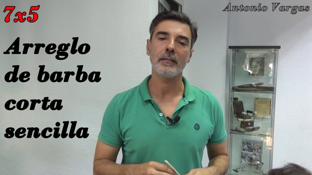 7x5 BARBA corta sencilla