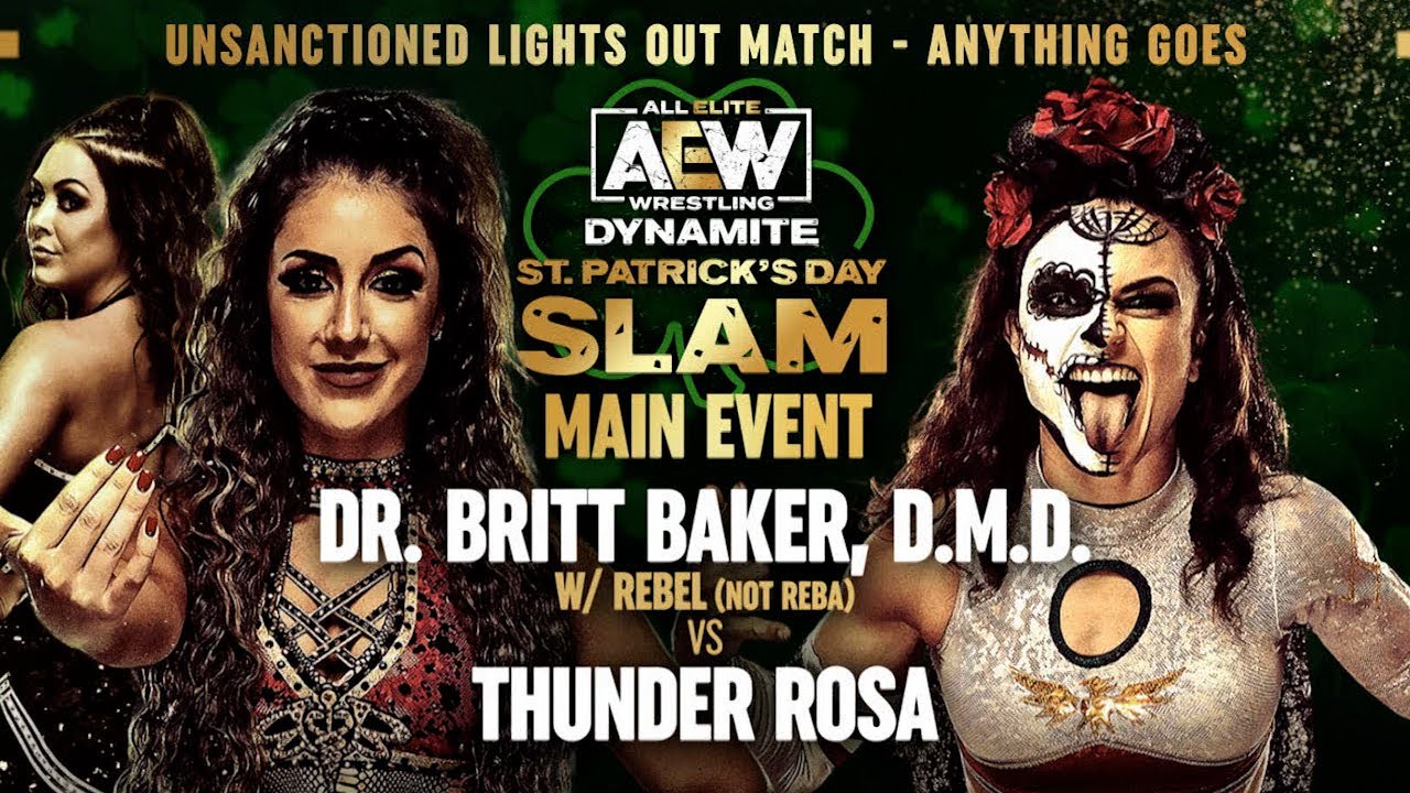FULL MATCH: Dr. Britt Baker vs Thunder Rosa | Unsanctioned Lights Out Match | AEW Dynamite 3/17/21