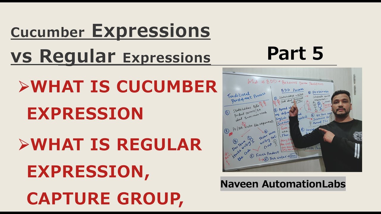 #5 - Regular Expressions in #Cucumber 6 - Cucumber Expression vs Regular Expression (Latest 2022)