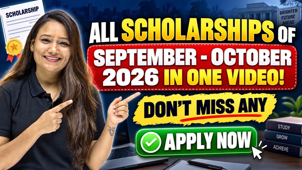 ALL SCHOLARSHIPS || ELIGIBILITY || ENDING SOON || ALL STUDENTS ||2026