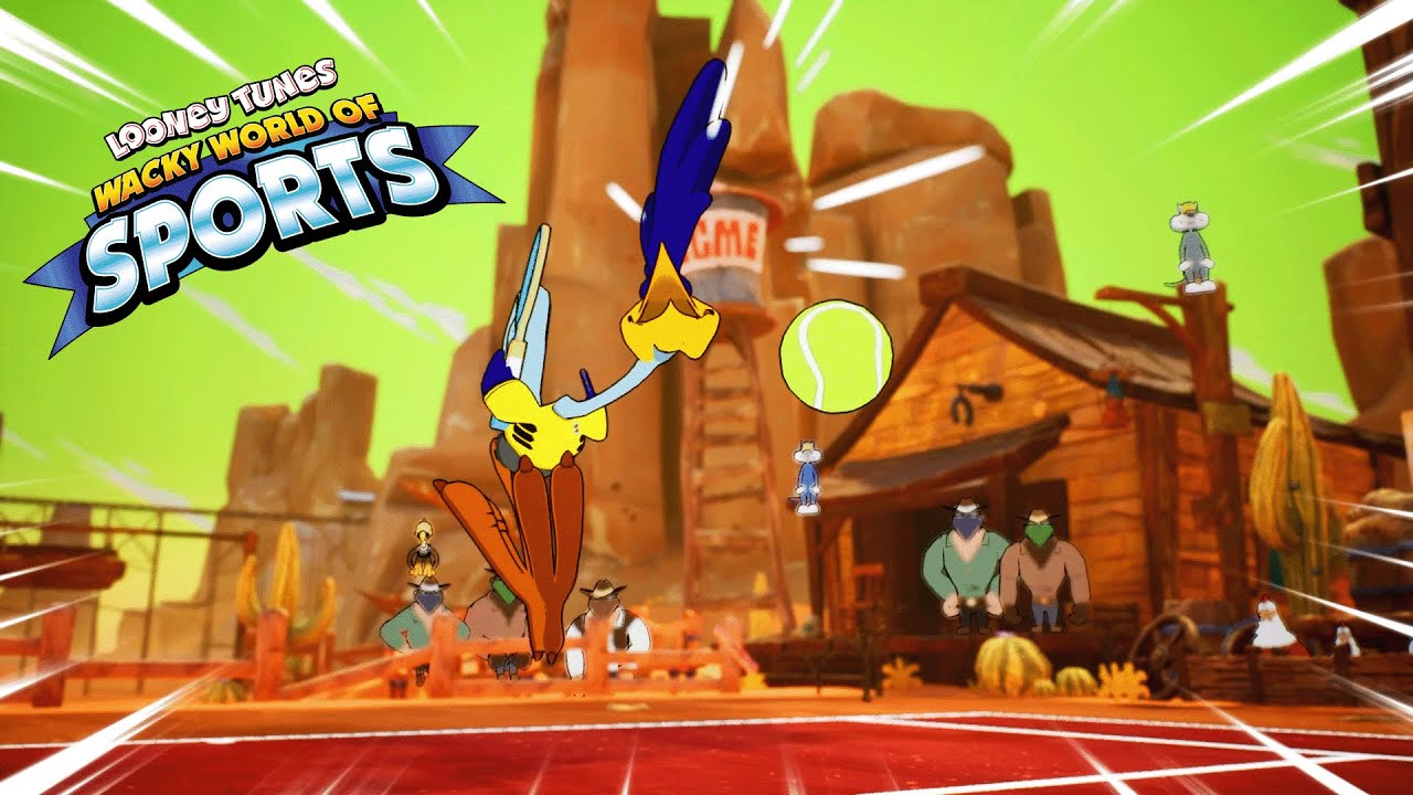 TENNIS FACE SUPER SHOTS - Hit'Em With Your Best Shots | Looney Tunes: Wacky World of Sports