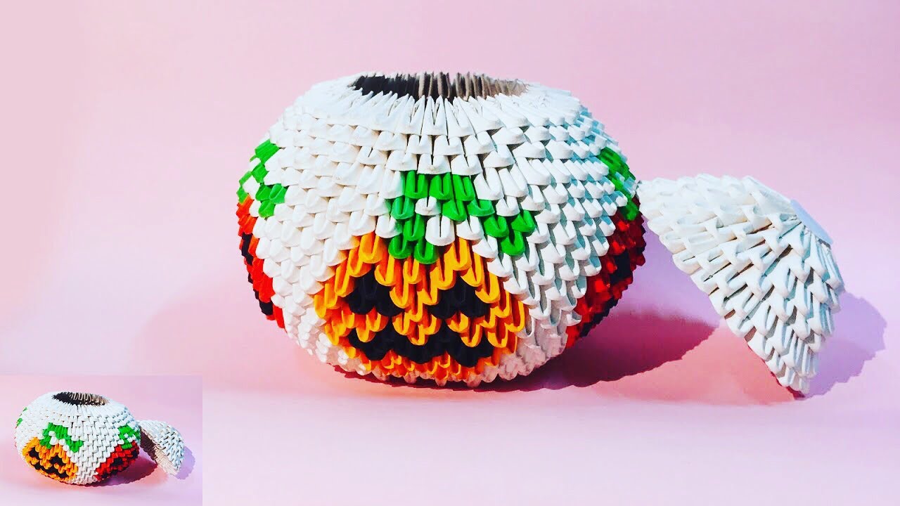 Как сделать 3d оригами Box 16