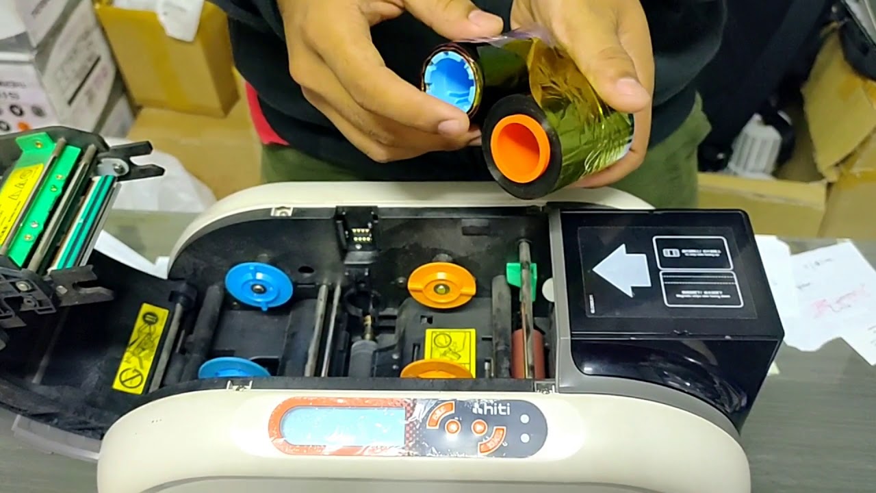 CARA PASANG RIBBON HITI CS 200E