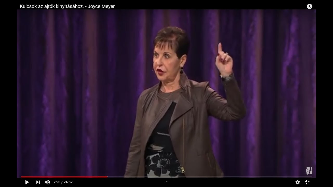 Kulcsok az ajtók kinyitásához.  -  Joyce Meyer