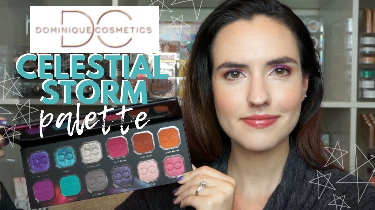 Dominique Cosmetics Celestial Storm Palette | Swatches + Tutorial