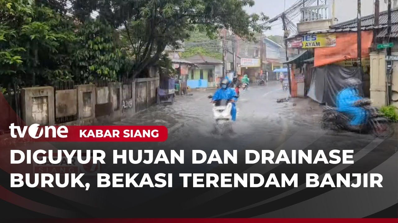 Diguyur Hujan Deras, Wilayah Bekasi Terendam Banjir | Kabar Siang