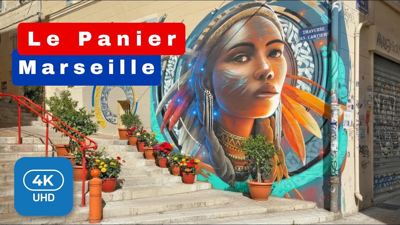 Walking Through Le Panier | Marseille’s Oldest & Most Colorful District | 4K UHD