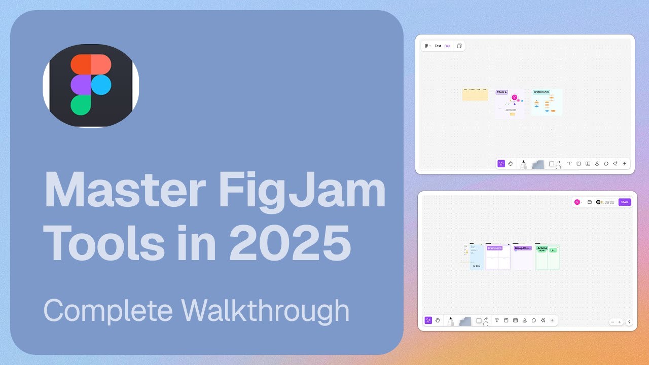 Изучите FigJam в 2025 году &mdash; полное руководство по инструментам и функциям FigJam
