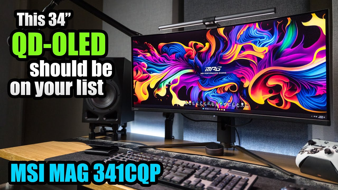 ЛУЧШИЙ QD-OLED-МОНИТОР ДЛЯ ГЕЙМЕРОВ И АВТОРОВ? ОБЗОР MSI MAG 341CQP