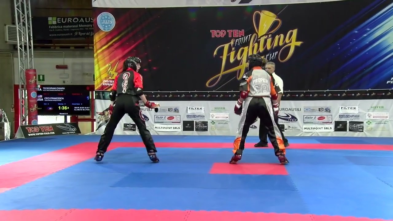 Chiara Teodorani v Francesca Ceci Pointfighting Cup 2023