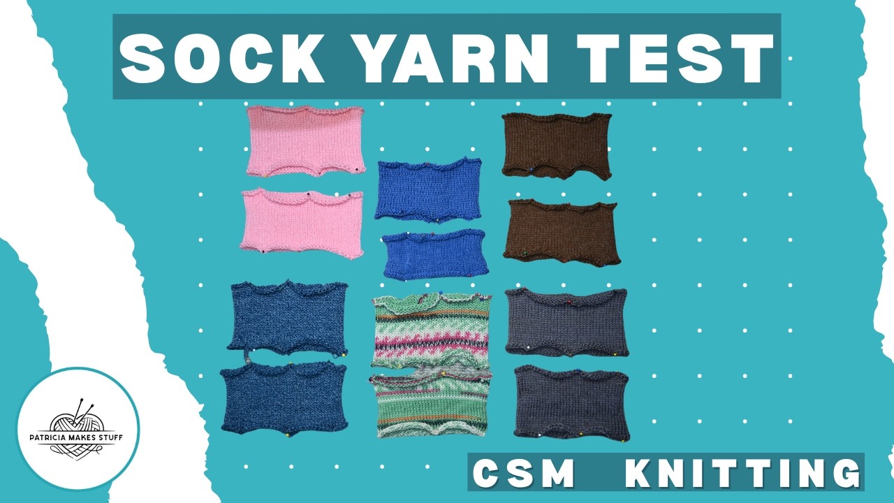 Best Yarn for Machine Knit Socks?  Superwash vs Wool vs Acrylic Test