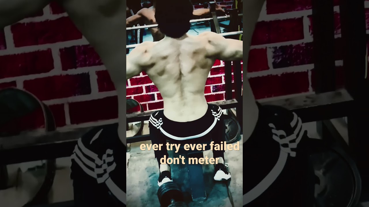 ever try ever failed don't meter. #motivation #bodybuilding #model #powerful #back