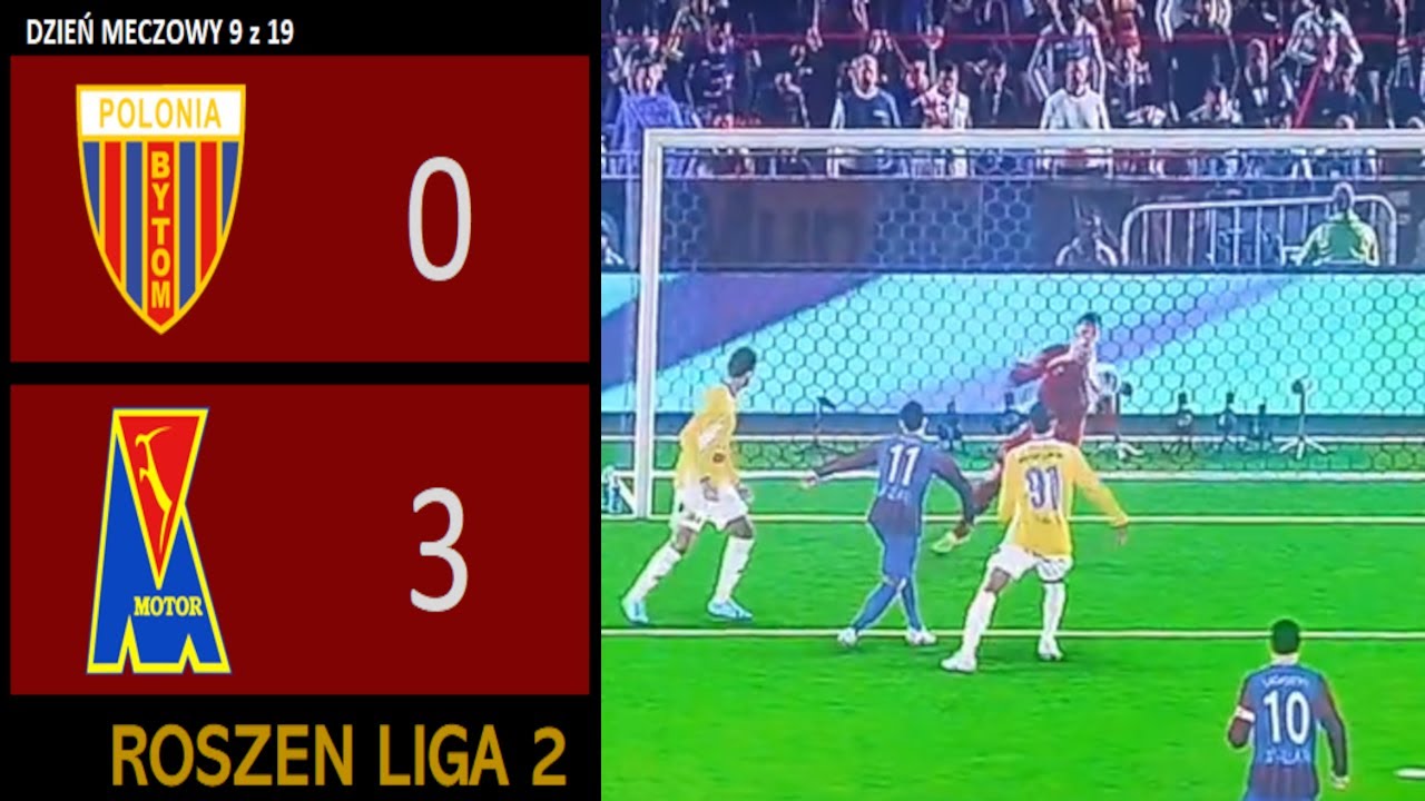 Polonia Bytom 0:3 Motor Lublin