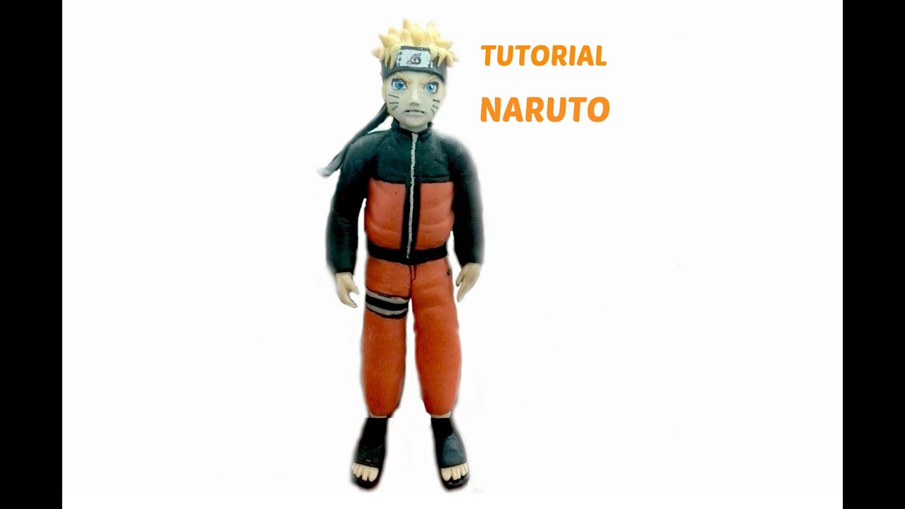 NARUTO - TUTORIAL - PLASTILINA - PORCELANA FRIA