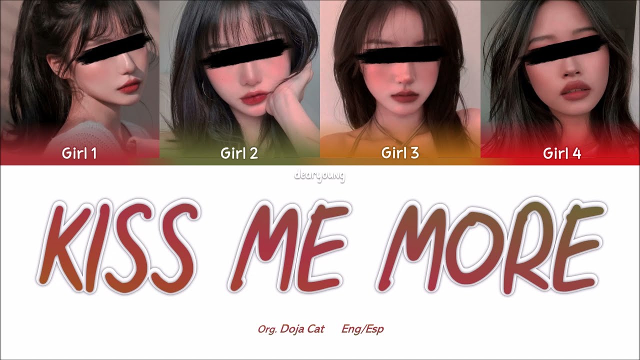 Your Girl Group - 'Kiss me More' (Original Doja Cat & SZA) [4 Members] Color Coded Lyrics