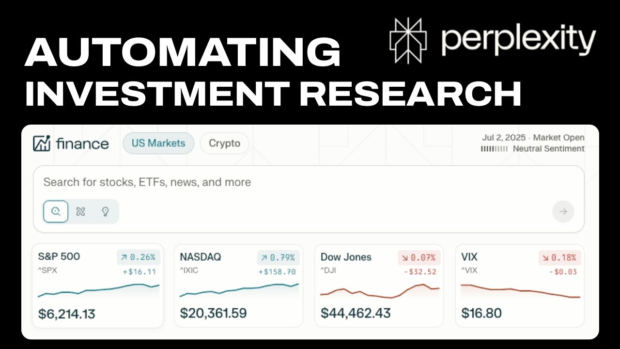 Automating Investment Research with Perplexity Finance - Tasks, Alerts, Earnings