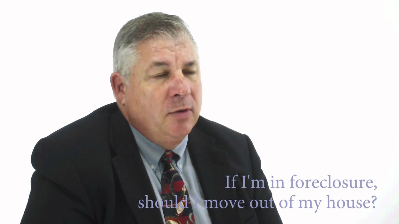 If I Am In Foreclosure, Should I Move Out Of My House?