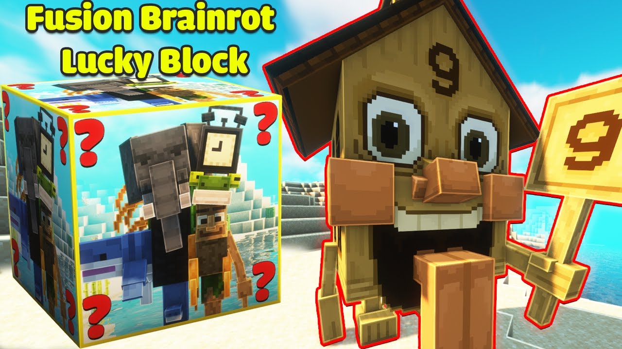 MINI GAME : FUSION BRAINROT LUCKY BLOCK BEDWARS ** BRAINROT HỢP NHẤT SI&Ecirc;U MẠNH V&Agrave; VŨ KH&Iacute; HỦY DIỆT