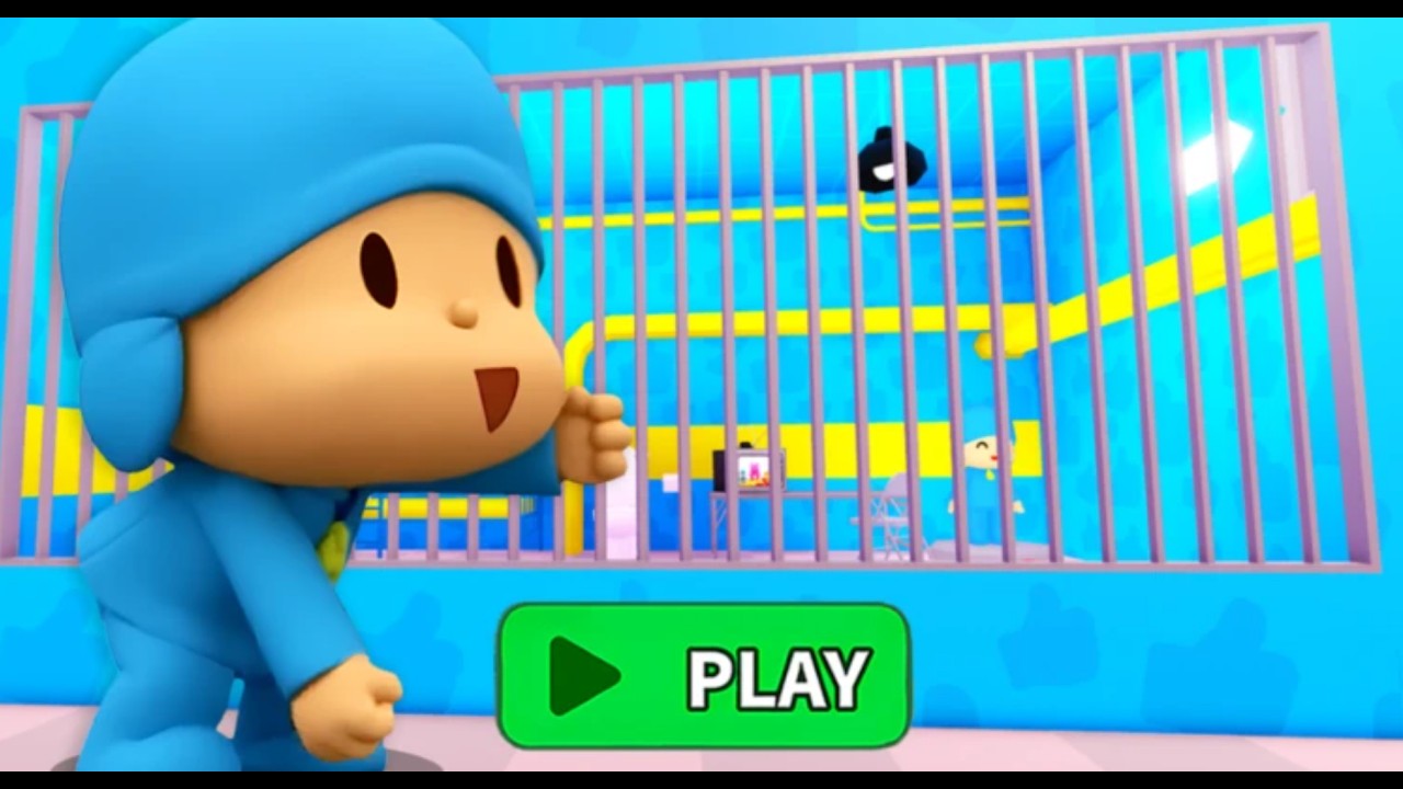 🧢POCOYO PRISON RUN! (Obby) #roblox