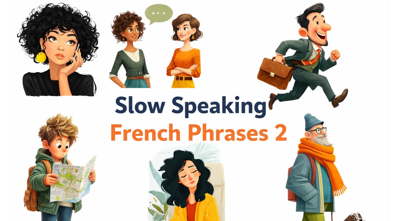Slow Speaking French Phrases Part 2
