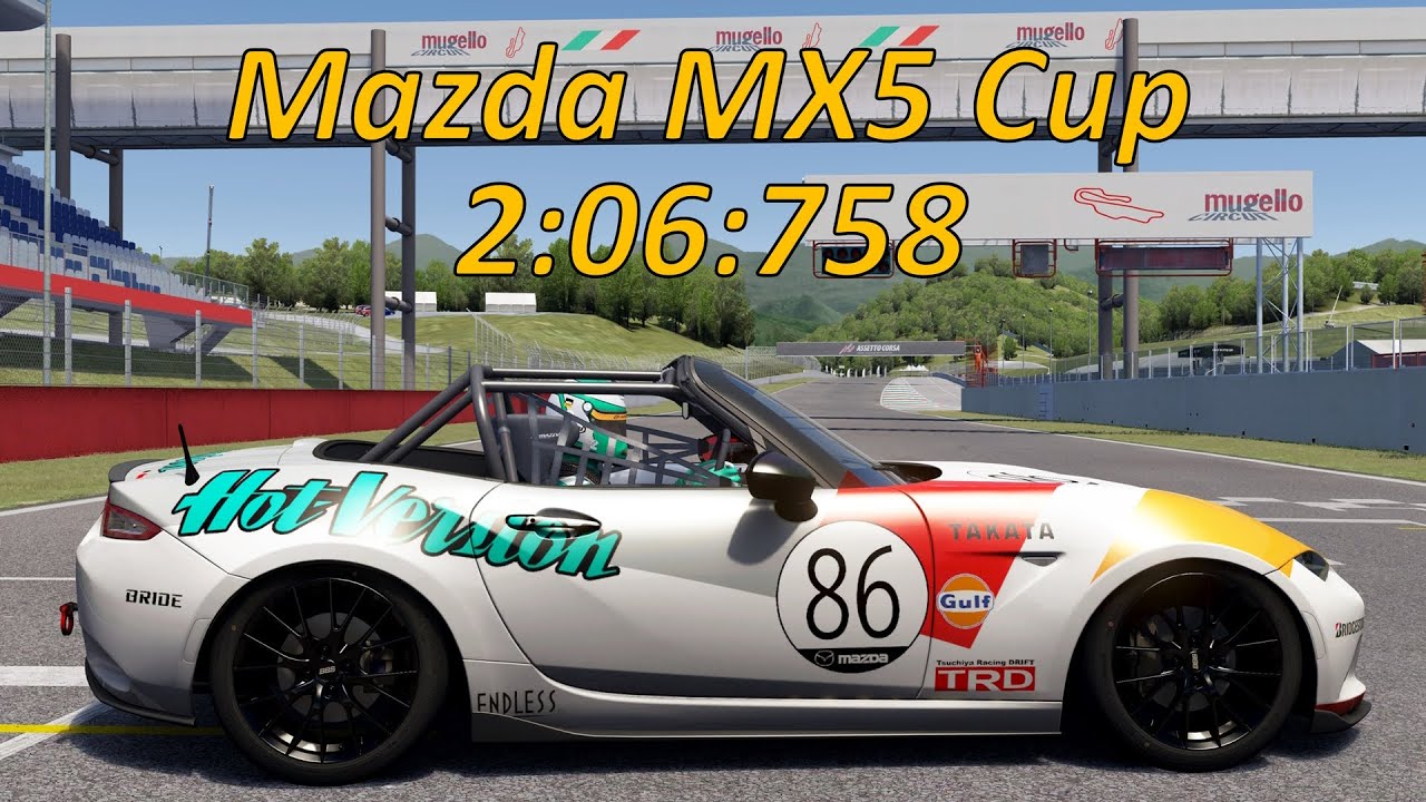 Mazda MX5 Cup - Mugello World Record 2:06:758 - Assetto Corsa