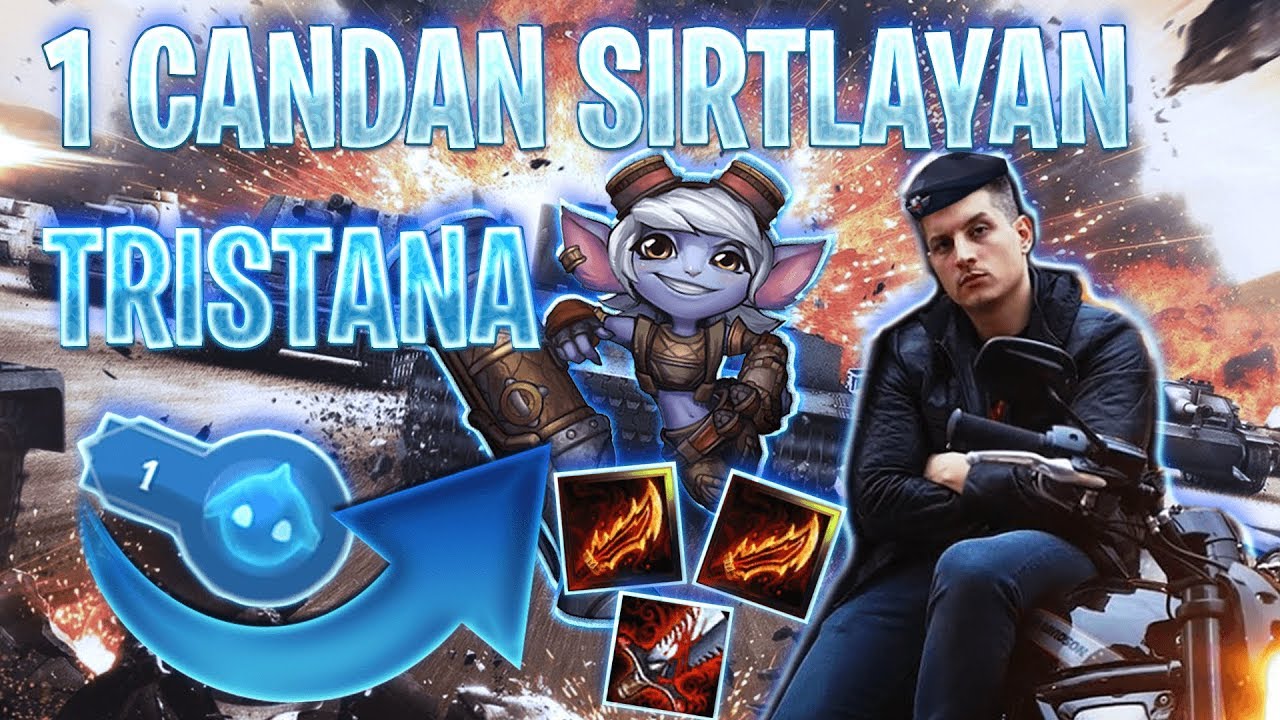 İNANILMAZ TAKTİK 1V9 TRISTANA 1 HP CARRY | LOL TAKTİK SAVAŞLARI