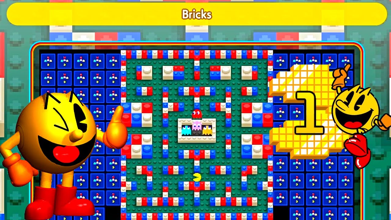 PAC-MAN 99 🍒 First Place Victory Win 🍒 Bricks Design #5