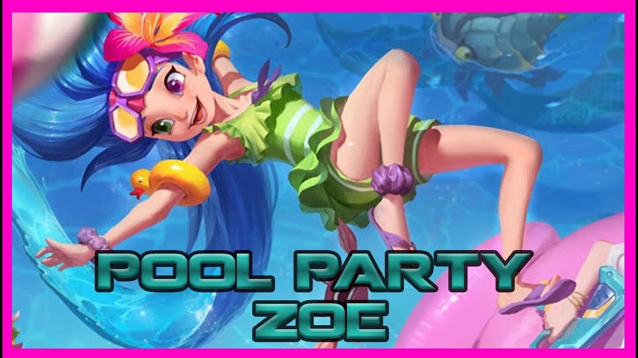 Basenowa Zoe | Przedstawienie skina | Pool party zoe