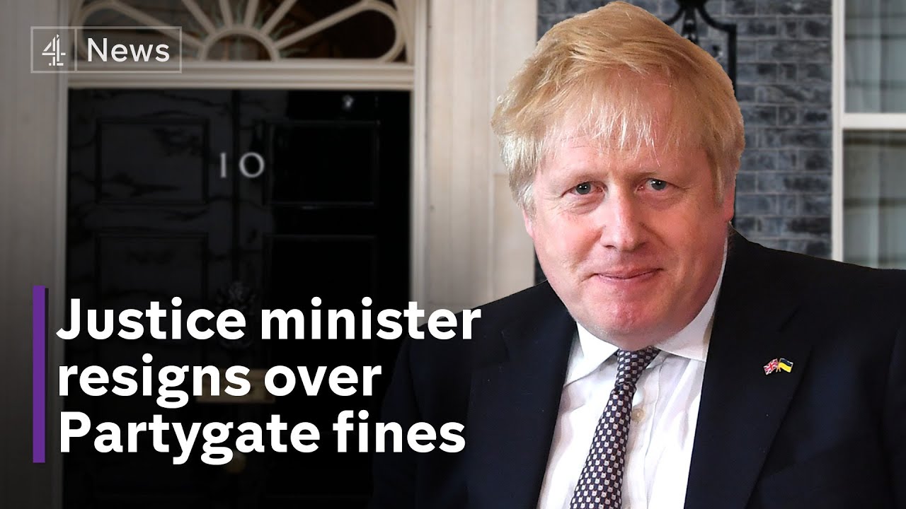 Justice minister resigns over Downing Street party fines