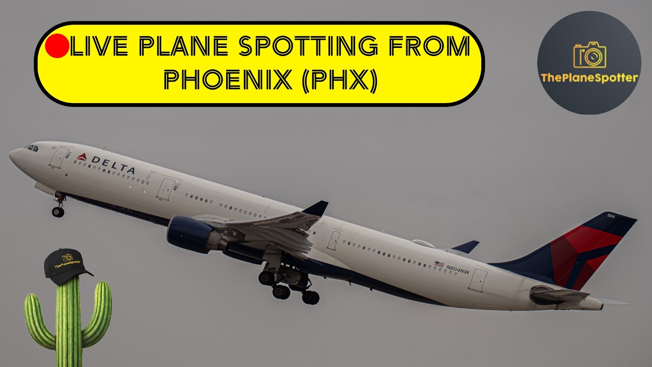 🔴LIVE Plane Spotting | Phoenix Sky Harbor International Airport (PHX) ✈️ | 2/21/26
