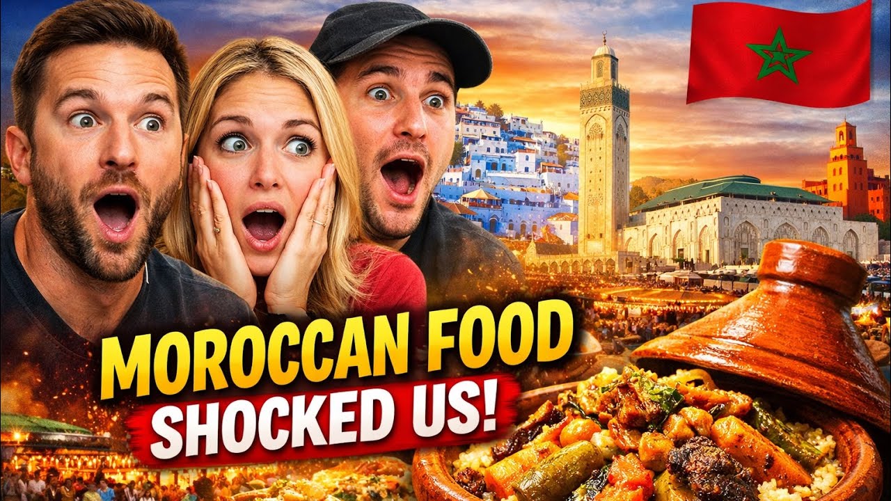 Foreigners Reactions to Eating Moroccan Food 🇲🇦 | Travel Experience Morocco