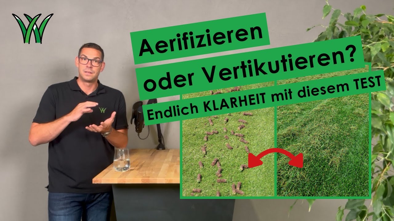 Vertikutieren oder Aerifizieren (Lüften) – mit diesem Tests erkennst du, was dein Rasen braucht!