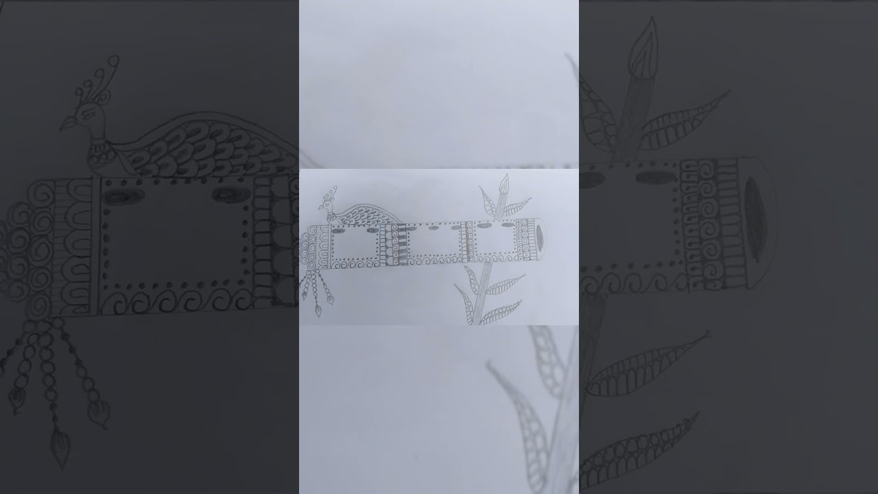 easy drawing lord Krishna basuri 