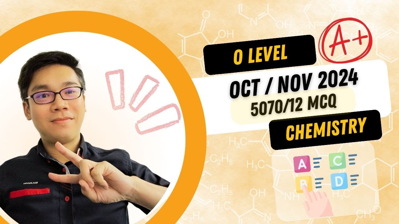 IGCSE Chemistry / October 2024 / Paper 12 (5070/12/O/N/24)