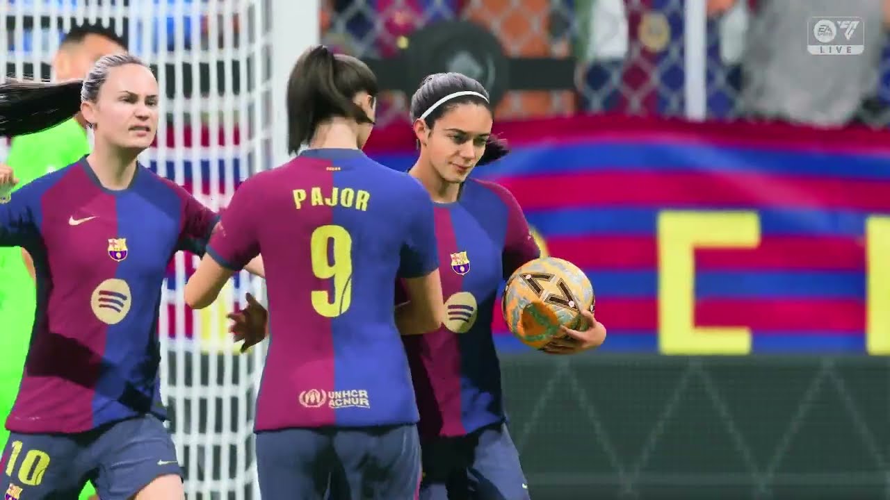 EA Sports FC 25 Magyar komment&aacute;tor mod 90% - Barcelona (Women) - Genova