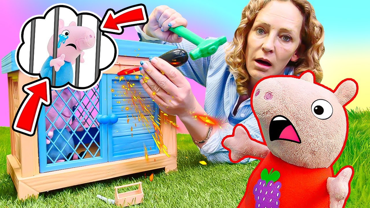 Schorsch ist eingesperrt! Peppa Wutz und Nicole starten eine Rettungsaktion!