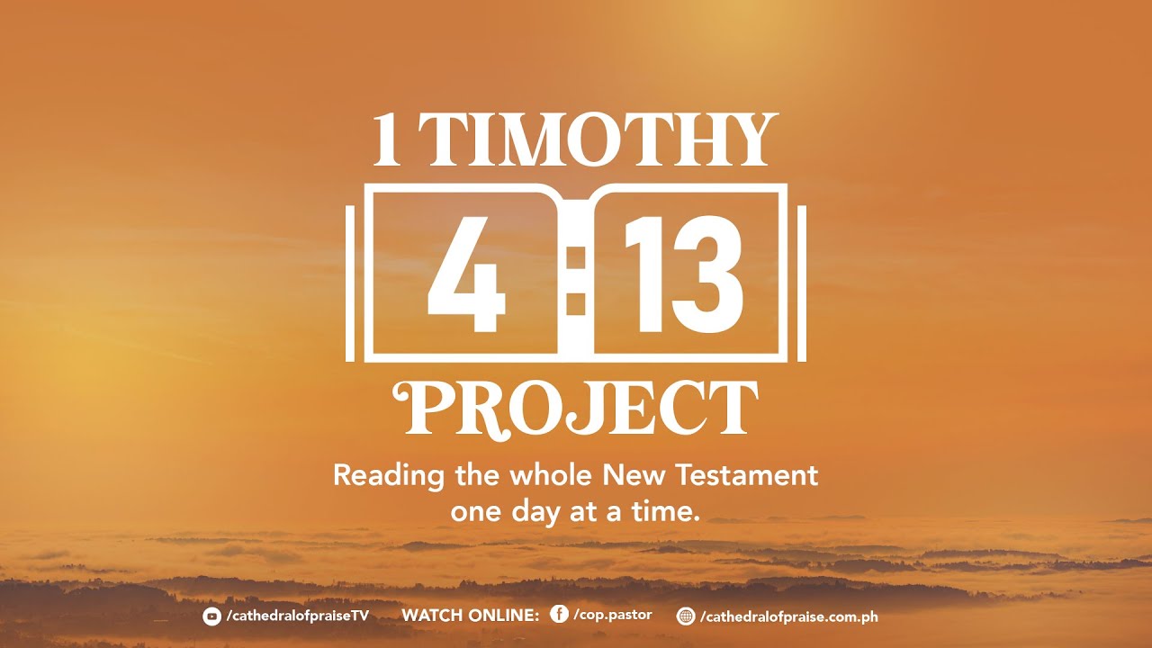 1 Timothy 4:13 Project Ep. 109 (Luke 22:1-38 & Psalm 50:7-15) - April 19, 2025