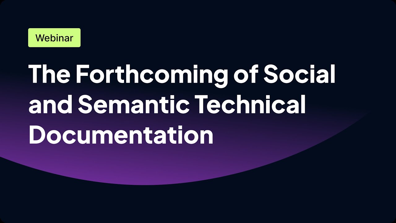 The Forthcoming of Social and Semantic Technical Documentation