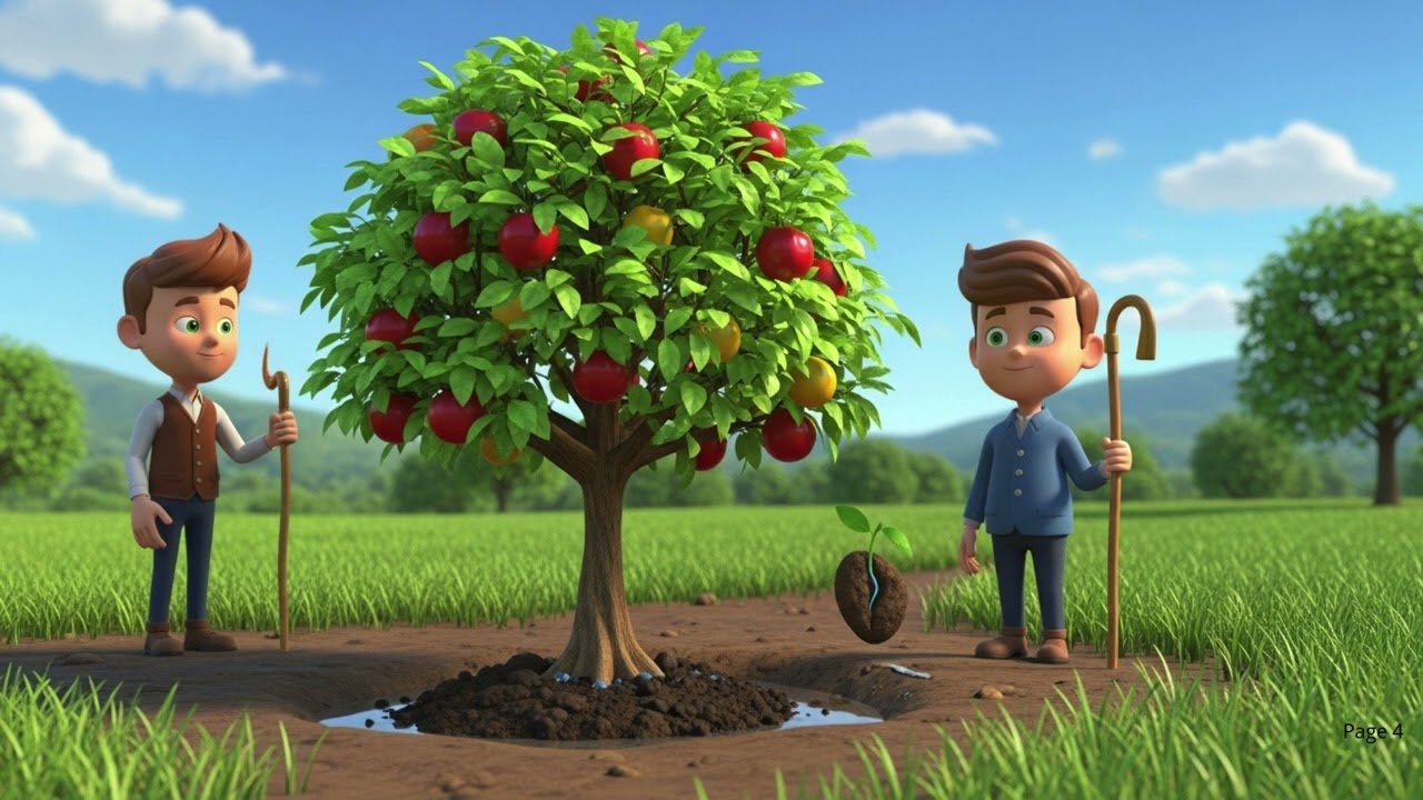 قصة عن الصبر للأطفال 👧🧒 | ثمرة الصبر 🍎 | قصة جميلة فيها عبرة