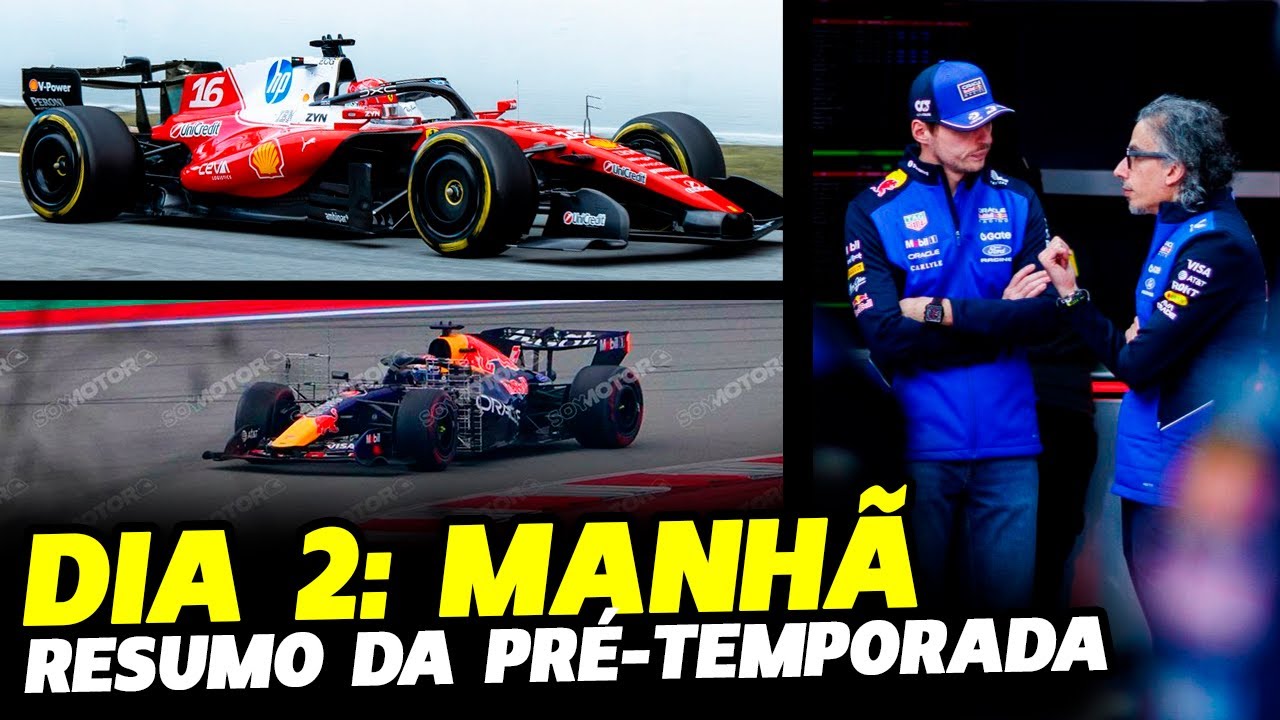 🚨DIA 2 MANHÃ: VERSTAPPEN VAI PRA BRITA, LECLERC NA PISTA, CHUVA EM BARCELONA | FÓRMULA 1 | GPEMCASA