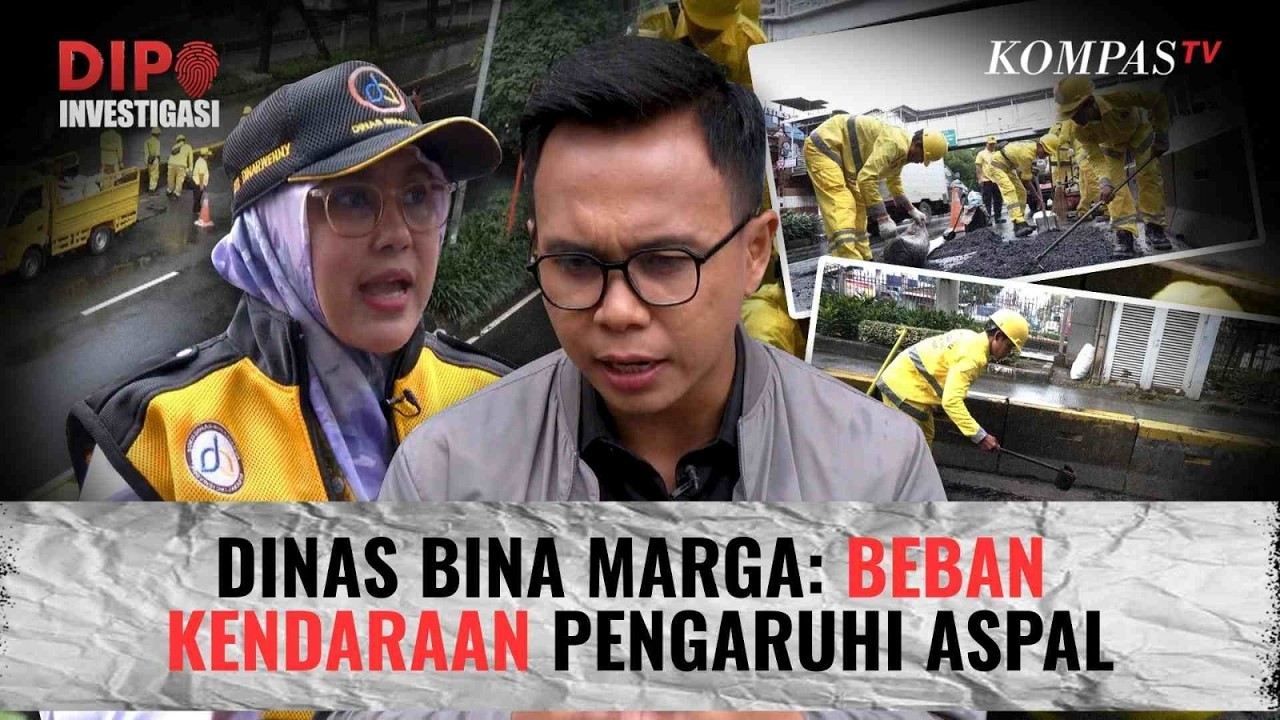 Dinas Bina Marga Akui Genangan Biang Jalan Rusak Jakarta, Ini Solusinya | DIPO INVESTIGASI