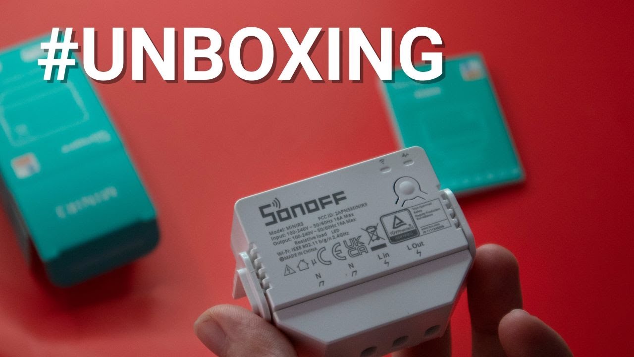 Unboxing: Releu inteligent Sonoff Mini R3, Automatizare dispozitive, Control vocal